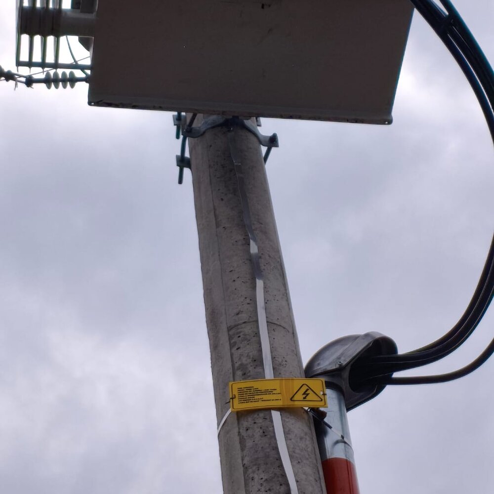 Transformador 112.5 kVA en poste